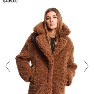 Warm Brown Teddy Coat- Great for Cold days and nights!!